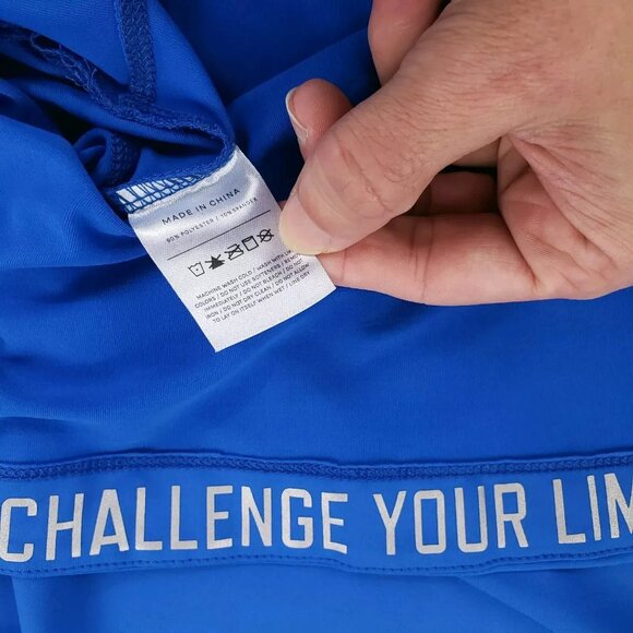 NWT Veil Garments Spark Half Quarter Zip 1/2 1/4 Tunic Womens Size XS Blue - Picture 9 of 9